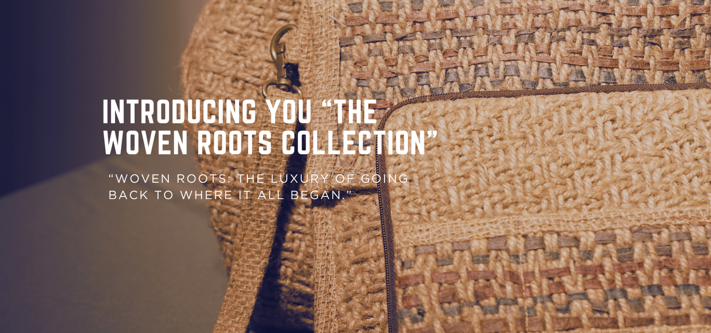 Handwoven Jute Laptop Sleeve – Classic Weave